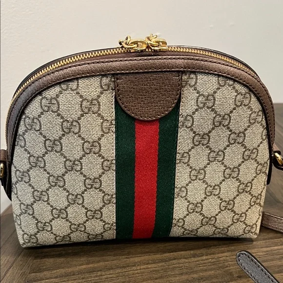 Gucci GG Supreme Ophidia Leather Crossbody - Picture 4 of 7